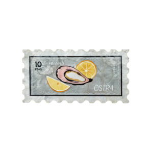 Wall Art: FIESTA OYSTER STAMP