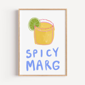 Wall Art: SPICY MARG BY PAIGE BYRNE A3 Unframed