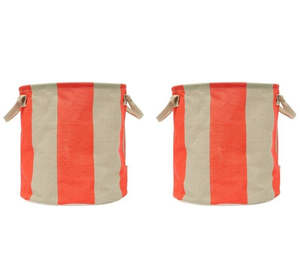 Day Age: Kara Storage Basket - Medium (Cherry Red)