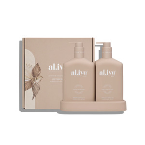 Bed Bath: Wash & Lotion Duo - Apricot & Sweet Fig