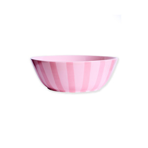 Kitchen 2: Pink Stripe Salad Bowl