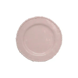Melamine Pearl Dinner Plate - French Pink
