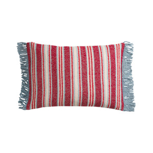 Selene Woven Cushion - Crimson Feather Insert Item