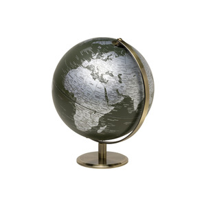 Mens: 10" Green World Globe Light