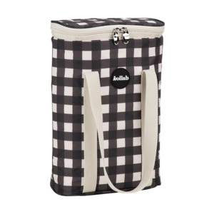 Mens: Wine Cooler Black Check