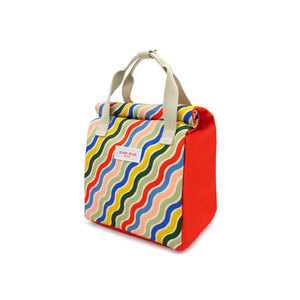 Lunch Bags: Lunch Bag - Rainbow Waves