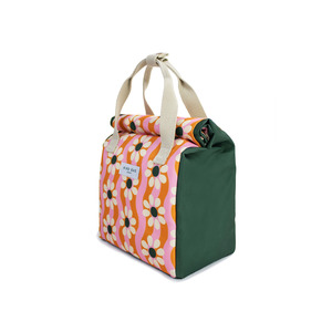 Lunch Bags: Lunch Bag - Wavy Daisy