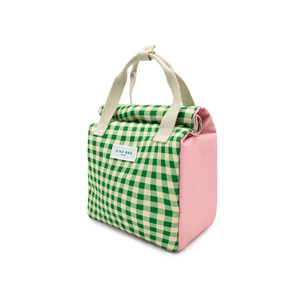 Lunch Bags: Lunch Bag - Distorted Gingham