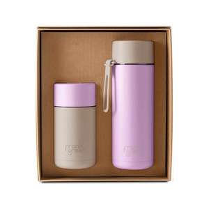 Essentials Gift Set Small Lilac Haze/Moon Dust 12oz/20oz (Flip Straw Lid)
