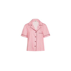 Short Sleeve Sleep Shirt - Rocky Road Stripes