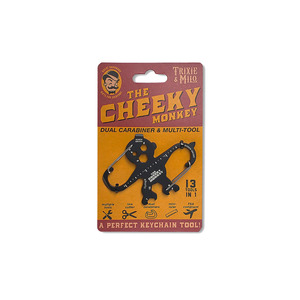 Outlet Sale: Trixie & Milo The Cheeky Monkey Carabiner & Multi-Tool