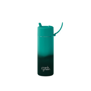 Frank Green: 25oz Stainless Steel Single Wall Bottle Colour Change Abyss with Flip Straw Lid