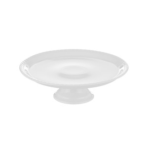 SOCIETY HOME MACY PORCELAIN CAKE STAND WHITE