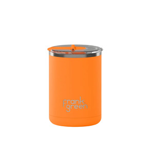 Ceramic Coffee Cup with Hinged Lid