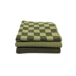 Cleaning: Dishcloth Variety 3pk Pistachio +