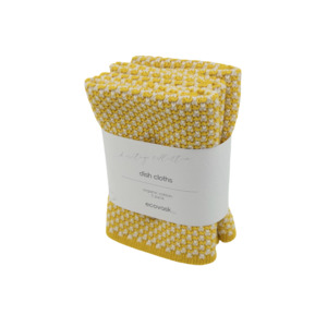 Cleaning: Dishcloth Heritage 3pk - Kōwhai