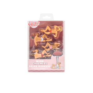 Wine Charmers Drink Markers 4pcs Set Multi-Coloured