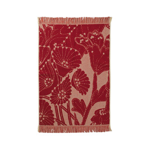 Towels Bathmats: Lucia Hand Towel - Crimson