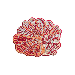 Towels Bathmats: Claudelle Bath Mat - Crimson