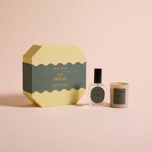 Gifts Under 100: DUO SET - Fir Needle Rm Spray + 95gm Candle