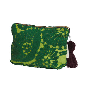 Lucia Terry Pouch Small - Kelp