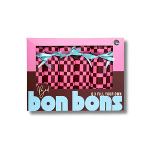 Christmas: BON BONS - FILL YOUR OWN - PINK AND BROWN