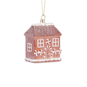 RETRO GINGERBREAD HOUSE ORNAMENT