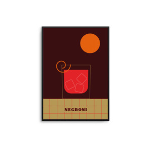 Wall Art: NEGRONI A3 PRINT