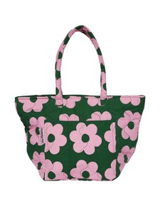 Tote Bags: Flowerbed Quilted Bag