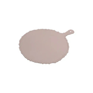 Melamine Pearl Platter Handle Round - French Pink