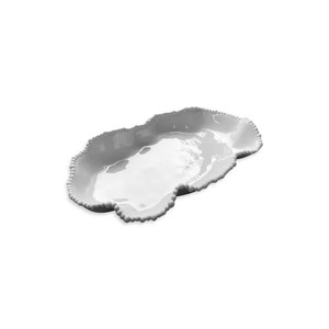 Under 50: Melamine Pearl Serving Dish - White