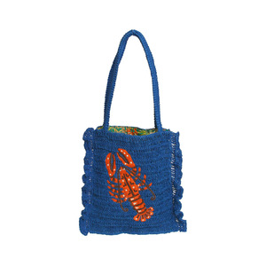 Tote Bags: Amelita Crochet Tote Bag
