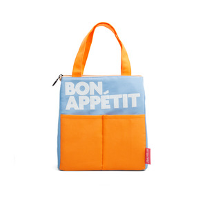 Lunch Bags: ORANGE BON APPÉTIT LUNCH BAG HF