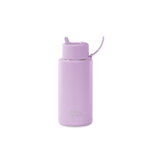 34oz Stainless Steel Ceramic Reusable Bottle Lilac Haze with Straw Lid