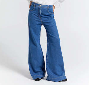 Shirt: Karen Walker Outlander Denim Mod Flare