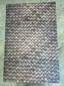 Mat/Runner: Indoor/outdoor French Mat - Leather Look