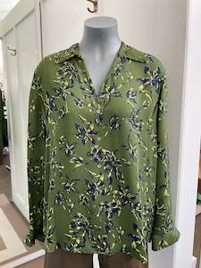 Tops: L, agency silk shirt