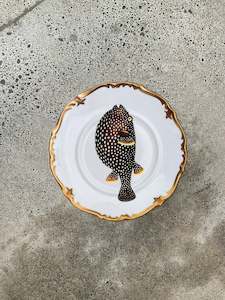 Home Decor: Podevache, Yellow Fish table place mat
