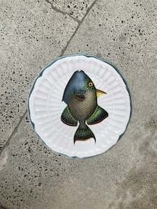 Podevache, Blue Fish table place mat