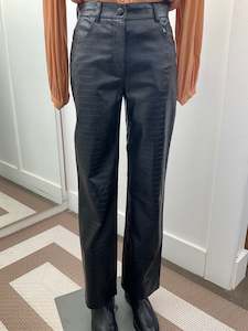 Pants: Beatrice Italia Faux Crocodile Pants