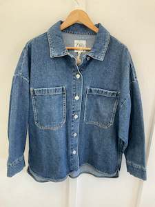 Denim Preloved: Zara Shacket