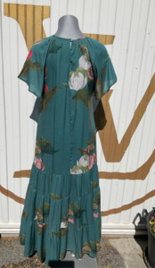 Dresses: Cristina Beautiful Life Peonia Petrol Dress