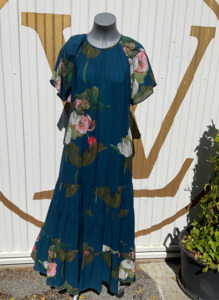 Cristina Beautiful Life Peonia Blue Dress