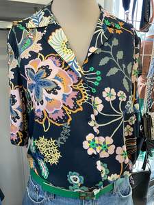 Pre Loved Clothing: Sportscraft Blouse made with Liberty Fabric