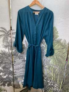 Elk Elev Linen Shirt Dress