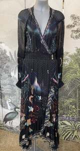 Dresses Preloved: Camilla Blouson Sleeve Wrap Dress