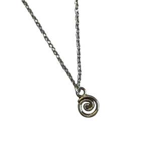 Necklaces: Koru Swirl Pendant on Chain