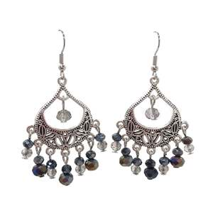 Winter Wonders: Filagree Chandelier Bead Earrings