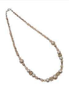 Champagne Pearl Bead Necklace