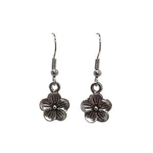 Hibiscus Flower Drop Earrings
